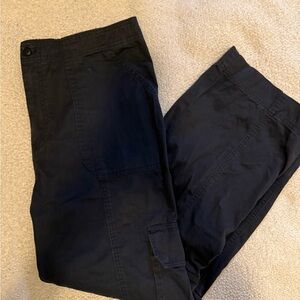 Abercrombie & Fitch Black Cargo Pants Size 16